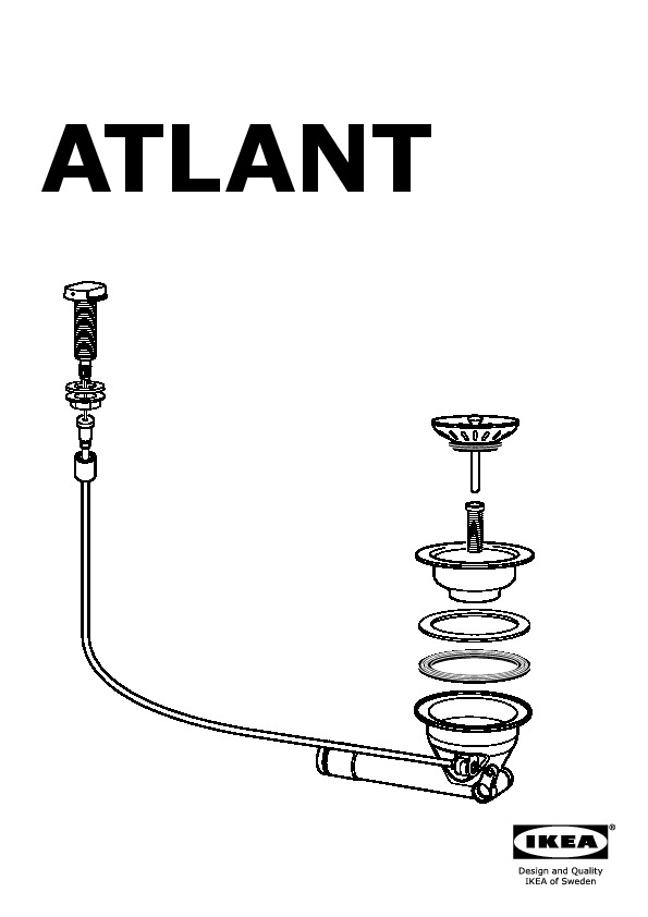 ATLANT Pop-up drainer