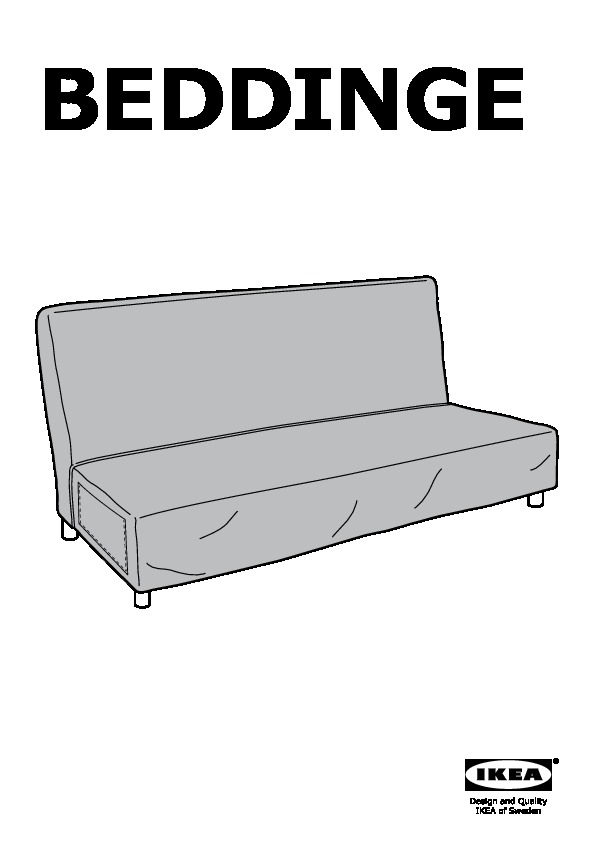BEDDINGE Cover for sofa-bed