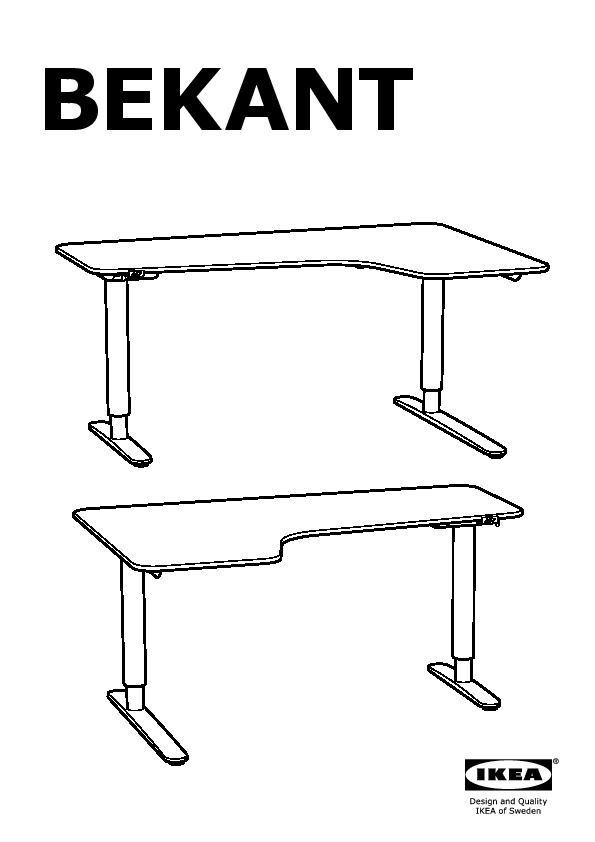 Bekant Assembly Off 74, Ikea Sit Stand Desk Instructions