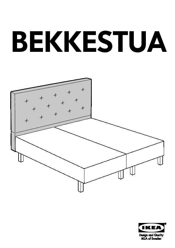 Bekkestua Tete De Lit Gris Clair Ikea Switzerland Ikeapedia