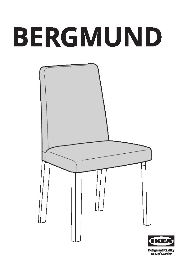 BERGMUND Housse chaise
