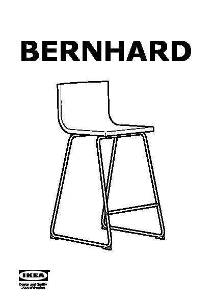BERNHARD Sedia bar