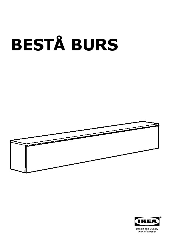 BESTÅ BURS Wall shelf