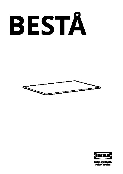 BESTÃ Deckplatte