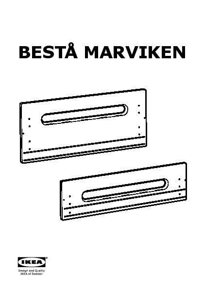 BESTÅ MARVIKEN façade de tiroir