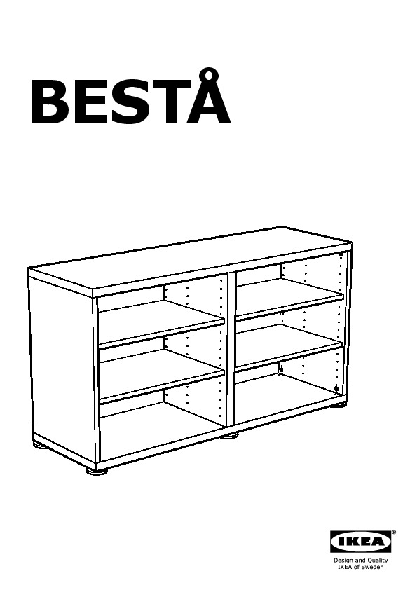 BESTÅ shelf unit/height extension unit