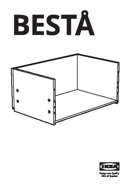 BESTÃ Struttura del cassetto