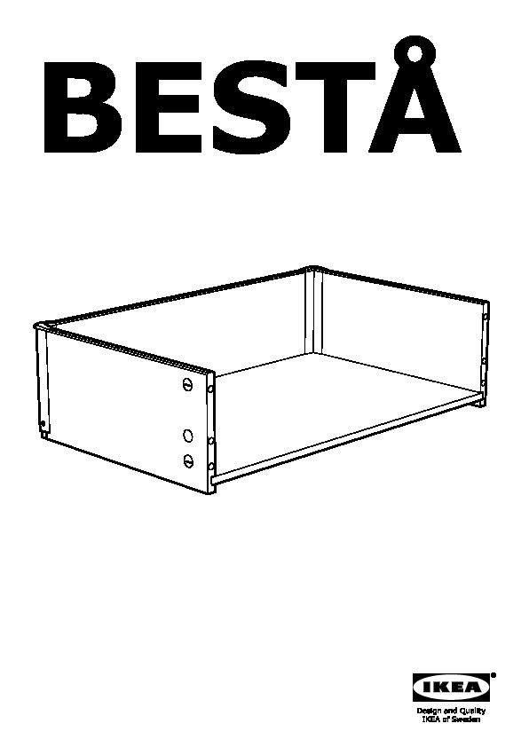BESTÅ struttura del cassetto