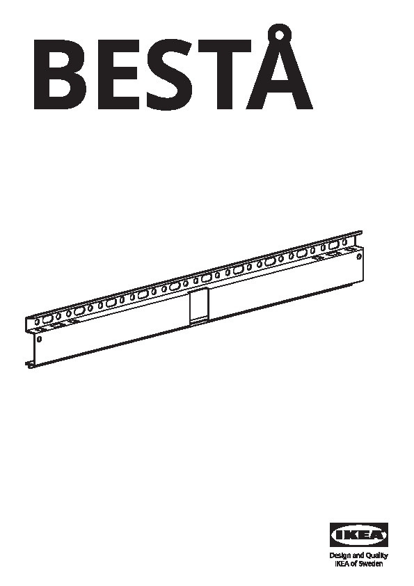 BESTÃ Suspension rail