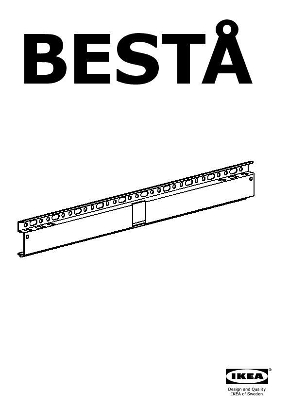 BESTÅ suspension rail