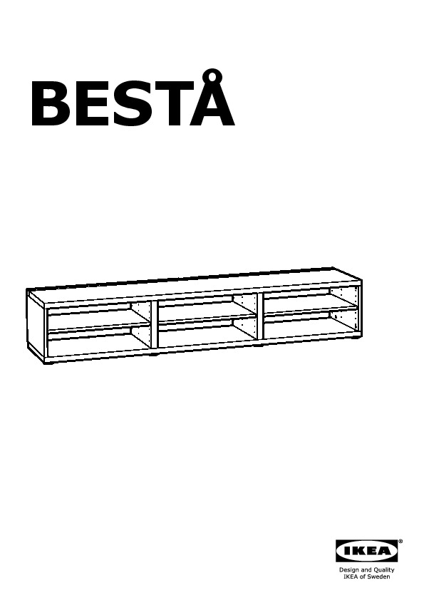 BESTÅ TV bench