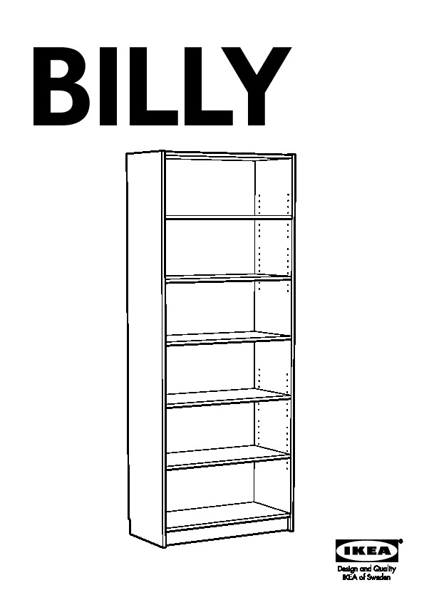 Billy Bookcase With Height Extension, Ikea Billy Bookcase Instruction Manual
