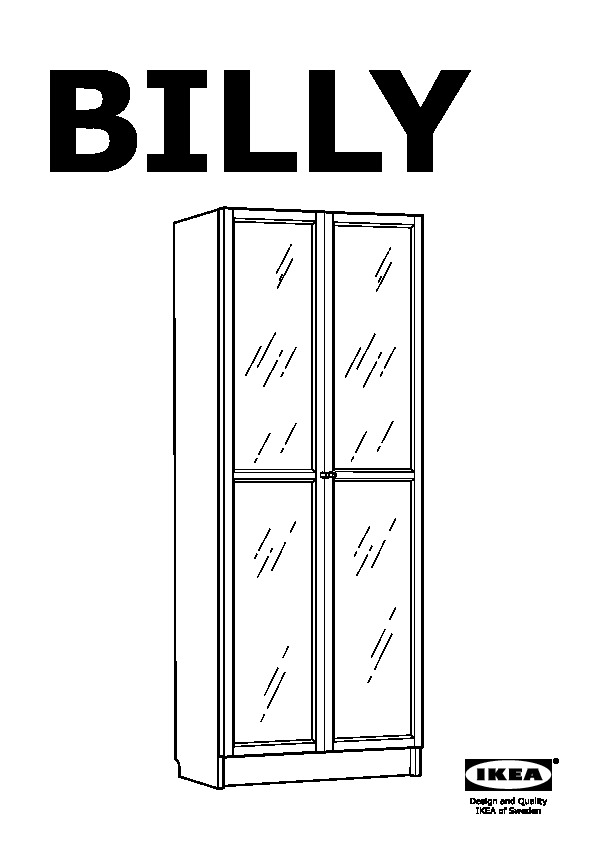 BILLY Bibliothèque vitrée