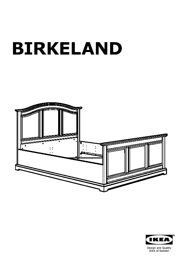 BIRKELAND cadre de lit
