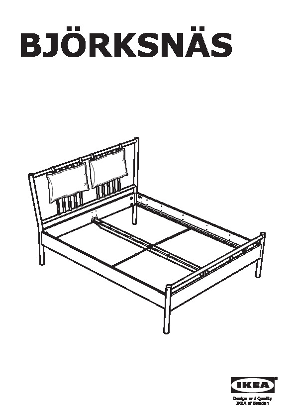 BJÃRKSNÃS Bed frame