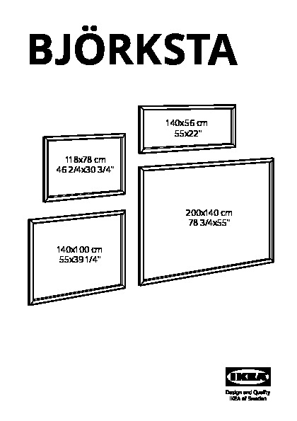 BJÃRKSTA Frame