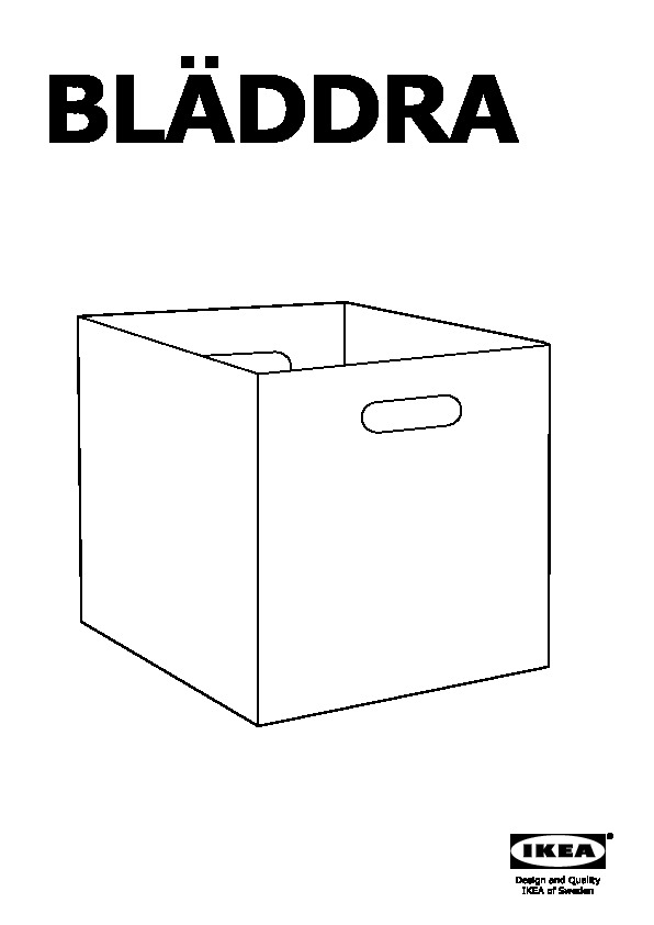 BLÄDDRA Box gray - IKEAPEDIA