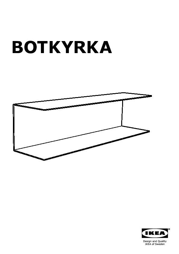 BOTKYRKA Wall shelf