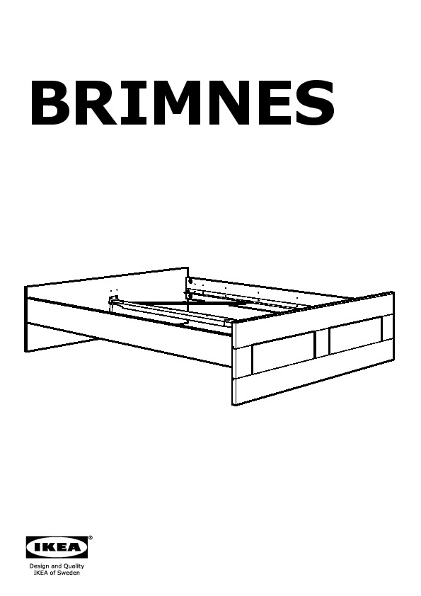 BRIMNES bed frame