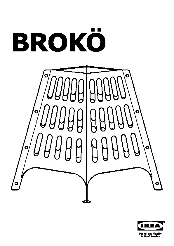 BrokÖ Fire Basket Black Ikeapedia, Ikea Fire Pit