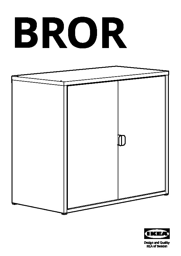 BROR Armoire 2 portes