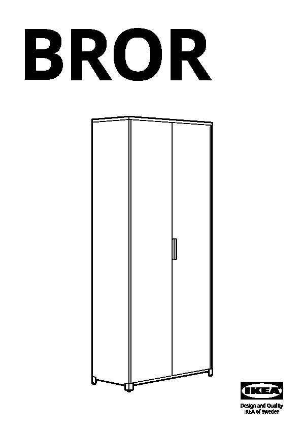 BROR Armoire avec portes