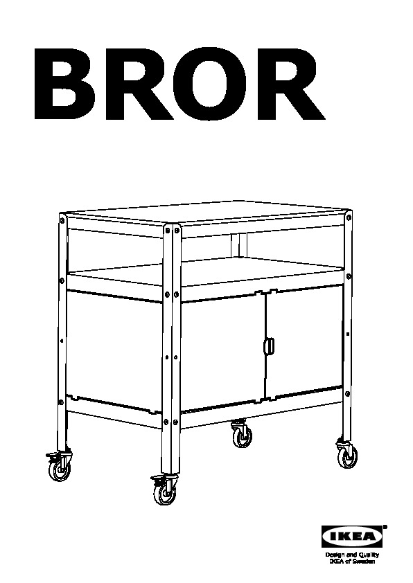 IKEA Bror Hack: Cricut Storage Cart - Semigloss Design