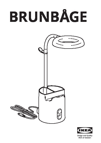 BRUNBÃGE Arbeitsleuchte, LED