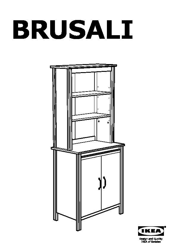 BRUSALI High cabinet with door