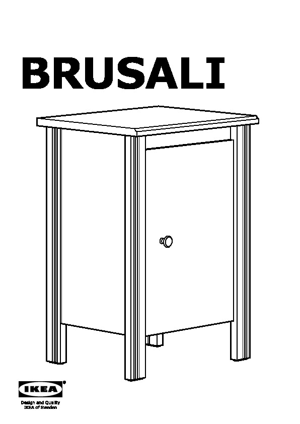 BRUSALI Nightstand