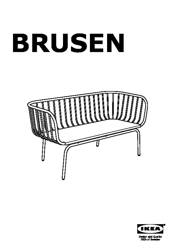 BRUSEN Sofa, outdoor - IKEAPEDIA