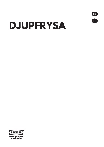 DJUPFRYSA Congélateur encastrable A+