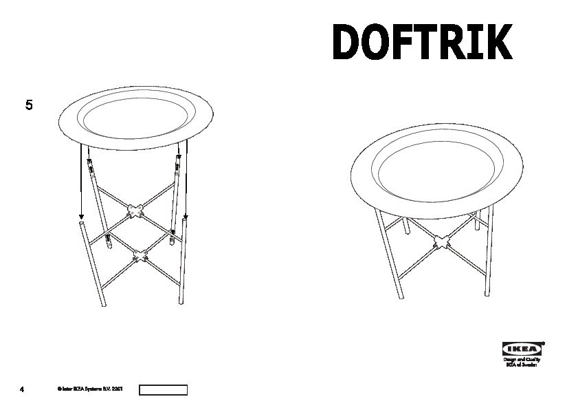 DOFTRIK Table/plateau