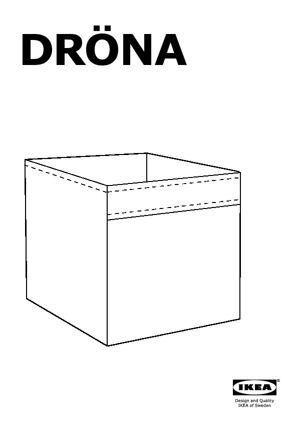 DRÖNA boîte-tiroir