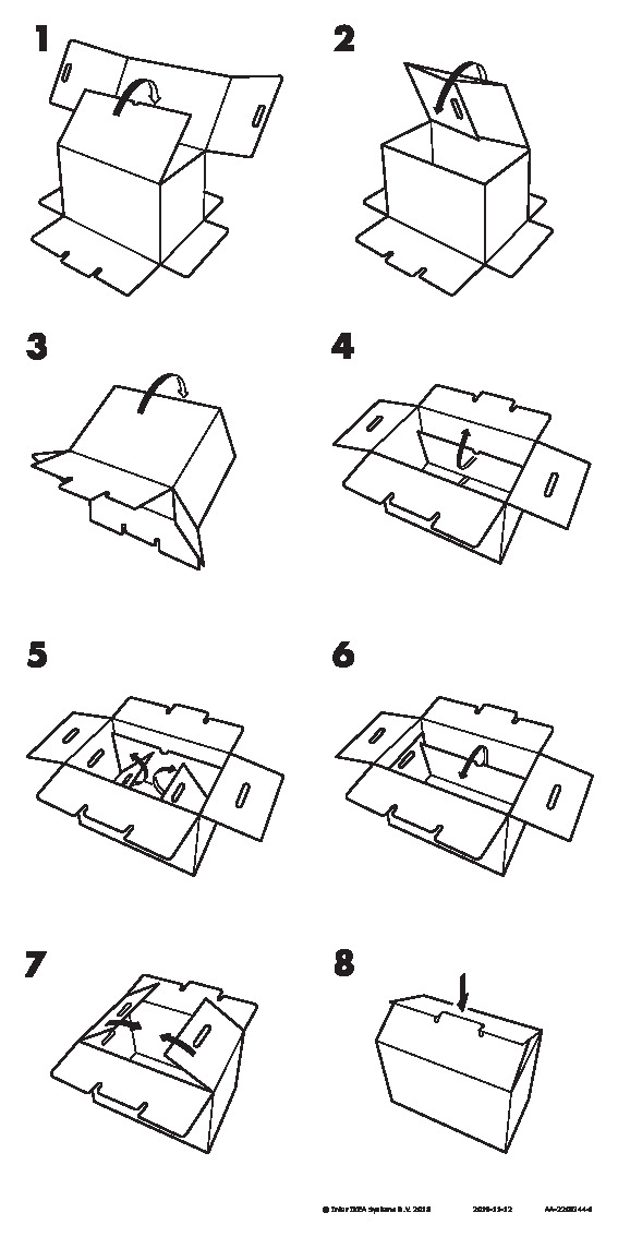 DUNDERGUBBE Carton de déménagement, brun, 50x31x40 cm - IKEA