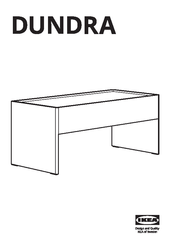 DUNDRA Table de jeu avec rangement, blanc/gris - IKEA