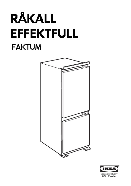 EFFEKTFULL Réfrigérateur/congélateur encas A++