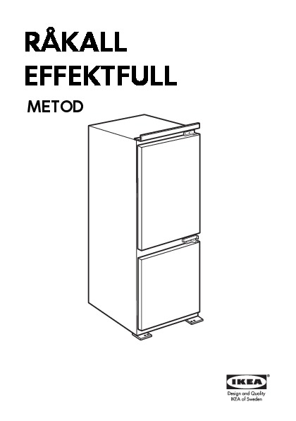 EFFEKTFULL Réfrigérateur/congélateur encas A++