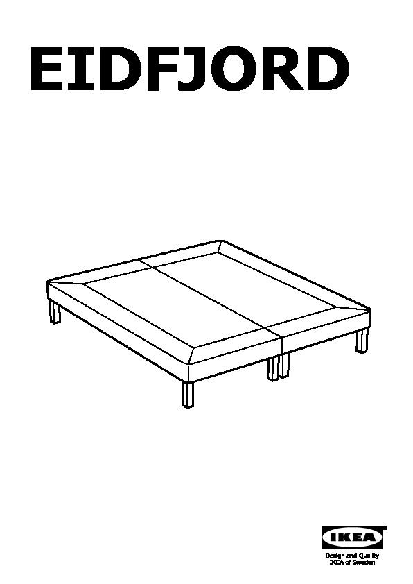 EIDFJORD mattress base