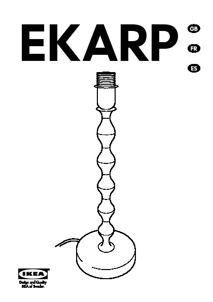 EKARP Table lamp base