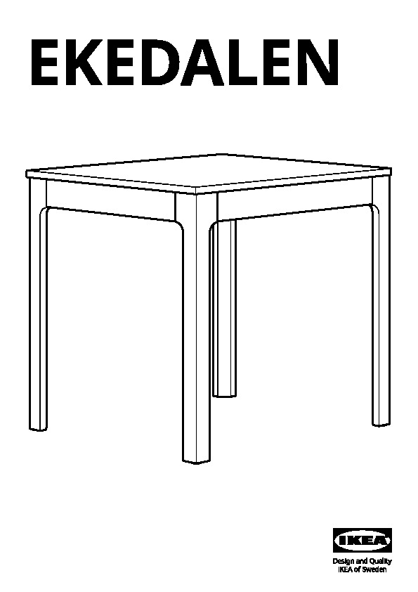 EKEDALEN Extendable table