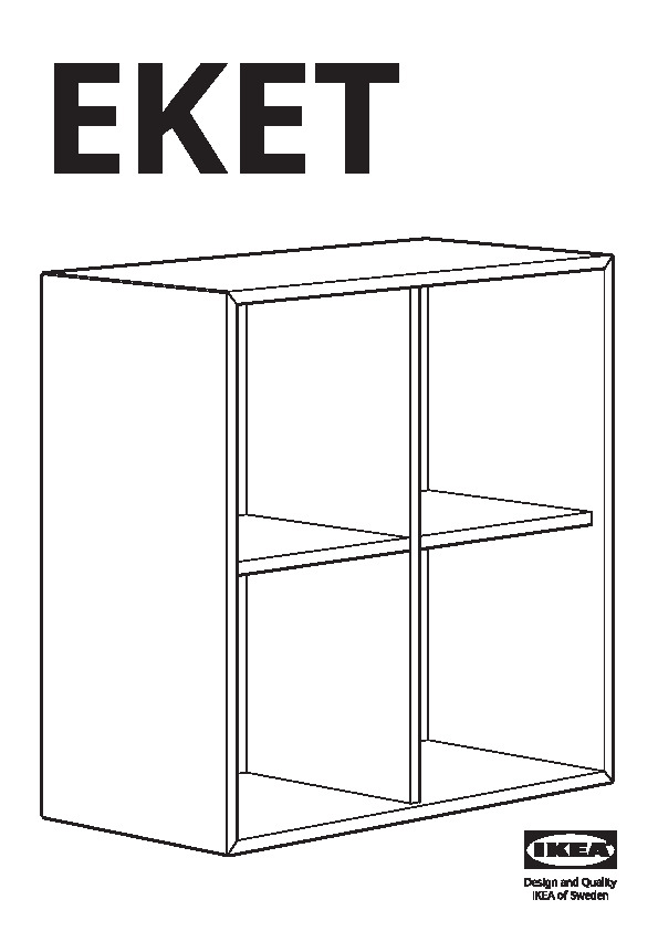 EKET Cabinet with 4 compartments