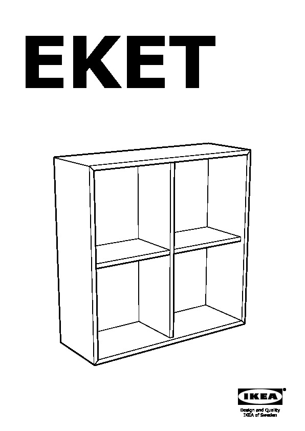 EKET rangement 4 compartiments