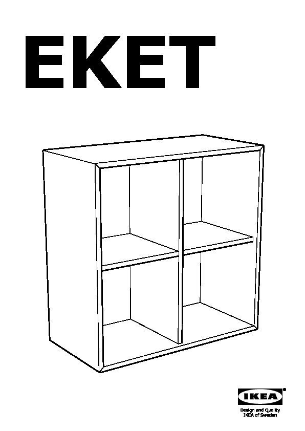 EKET rangement 4 compartiments