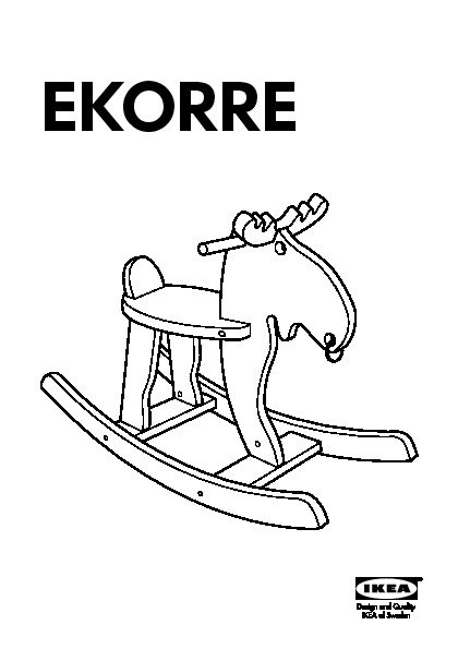 EKORRE Rocking-moose
