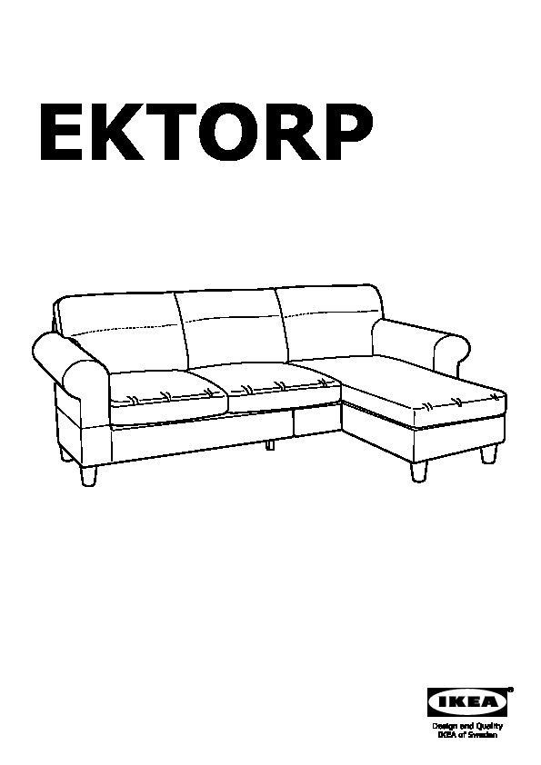 EKTORP 3-seat sofa frame