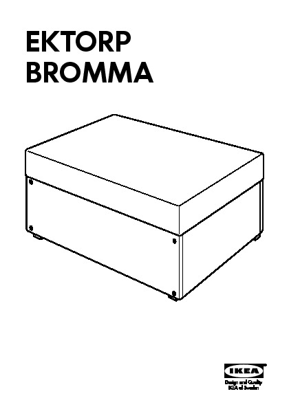 EKTORP BROMMA footstool frame