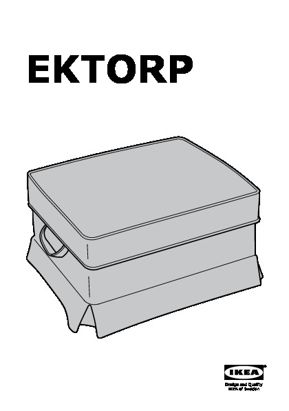 EKTORP cover for footstool