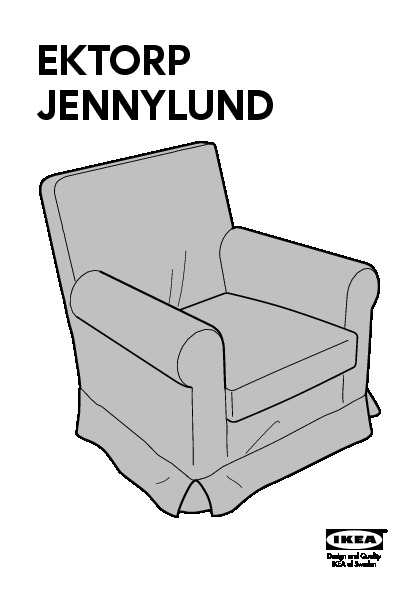 EKTORP JENNYLUND chair cover