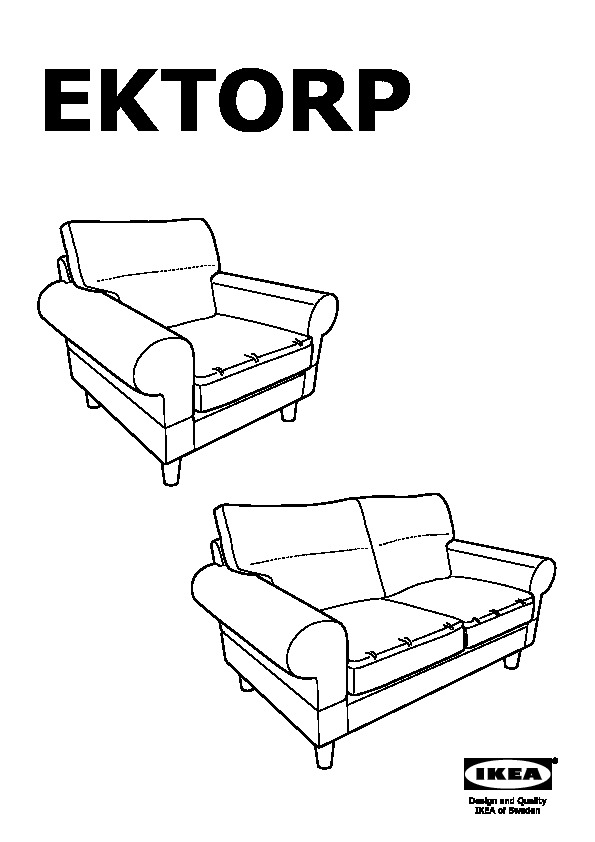 EKTORP Struttura per divano a 2 posti